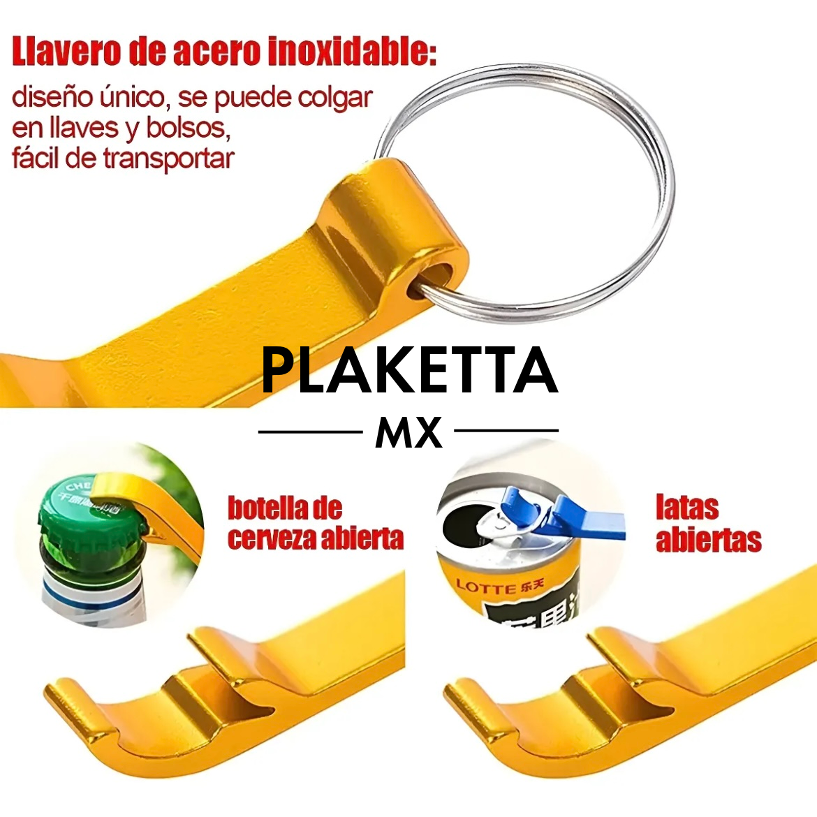 Llavero Destapador Compacto